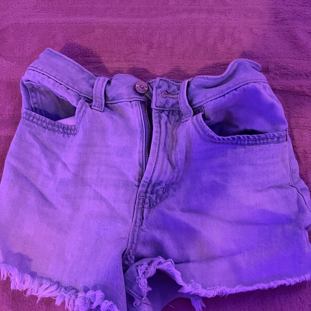 Women's Blue Denim Shorts